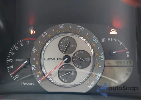 2001 Lexus Is 300 from USA, damaged, VIN JTHBD182110012313